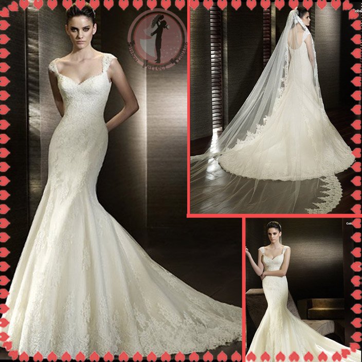 2012 new model off shoulder bridal wedding dress EC413