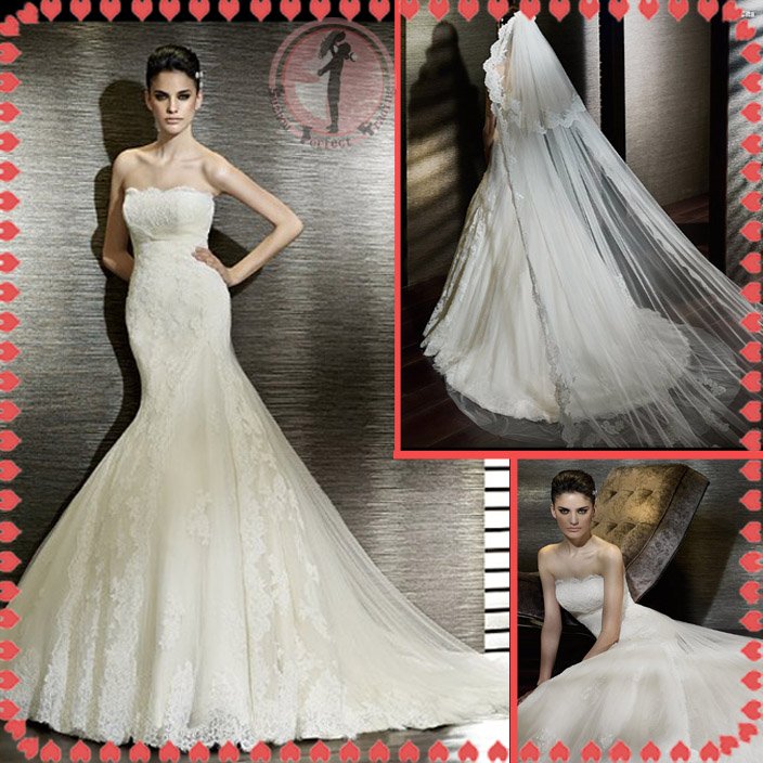 2012 new model bridal sexy wedding dress EC422