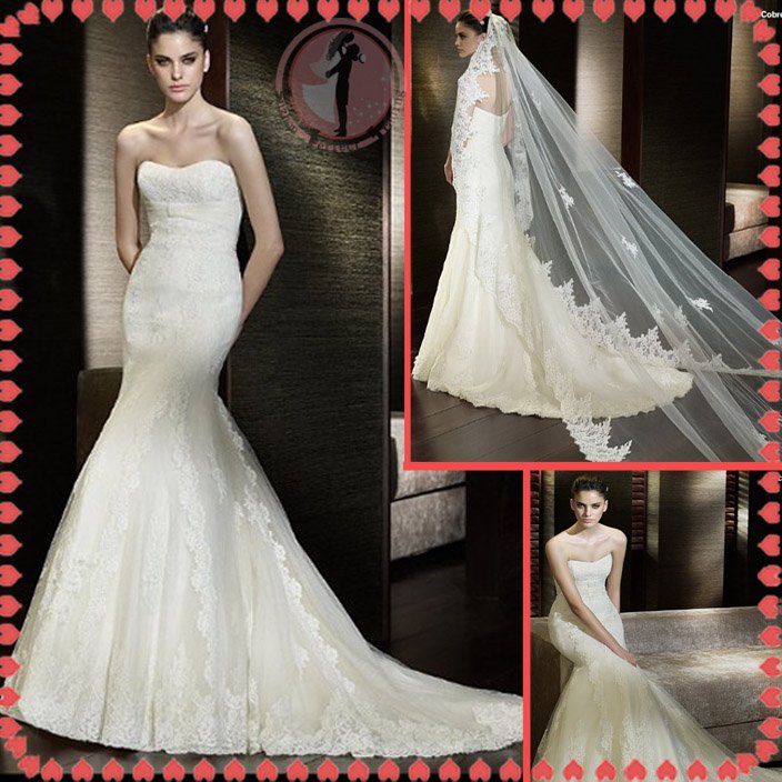 2012 new model bridal sexy wedding dress EC424