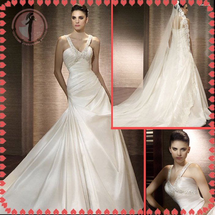 2012 new model bridal swarovski wedding dress EC427