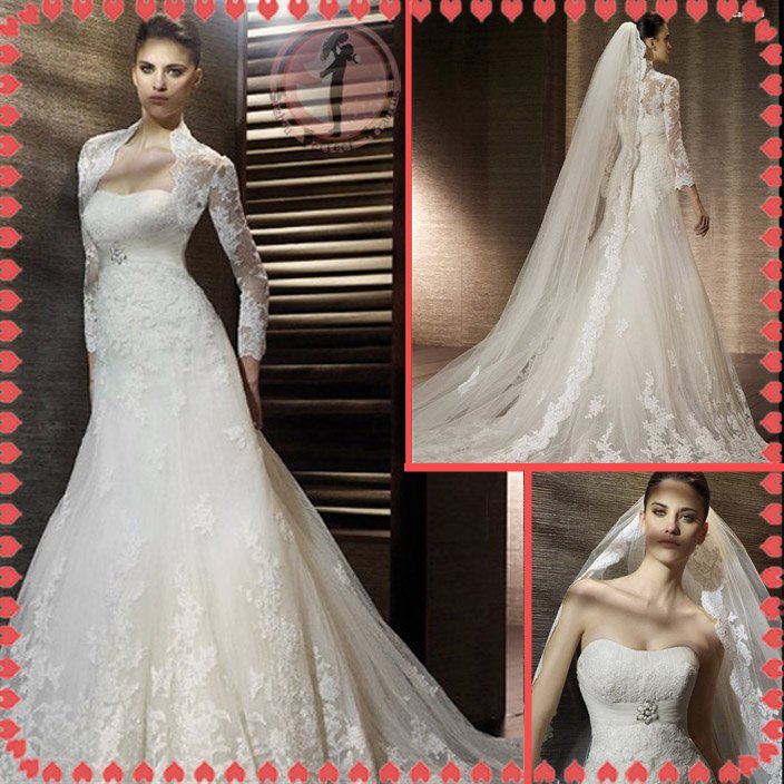 2012 new model bridal swarovski wedding dress EC428