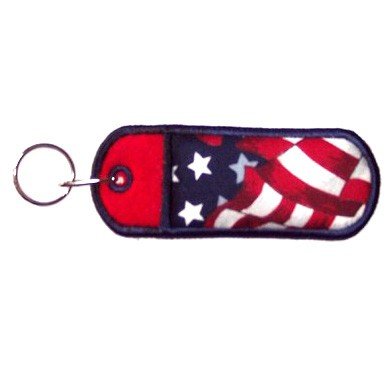 Flag Lip Balm, lighter, usb keychain Holder