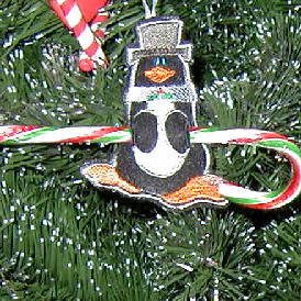Penguin Candy Cane Hugger