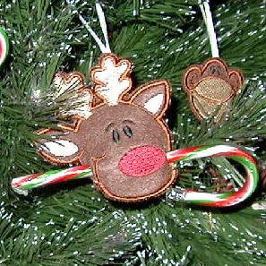 Reindeer Candy Cane Hugger