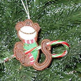 Monkey Candy Cane Holder