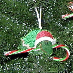 Turtle Candy Cane Hugger