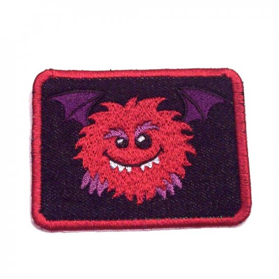 Ralph Monster Embroidered Denim Iron on Patch