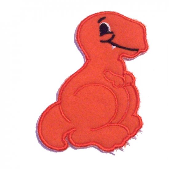 TYLER THE T-REX APPLIQUE IRON ON PATCH