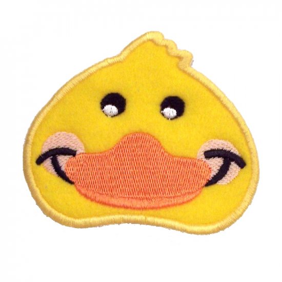 EMBROIDERED BABY DUCK FACE PATCH
