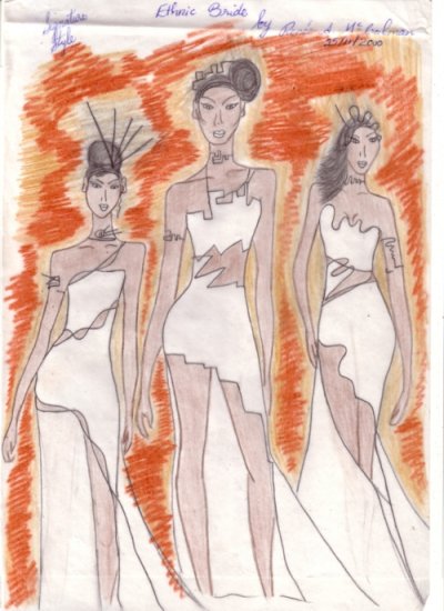 Ethnic Bride Fashion Art