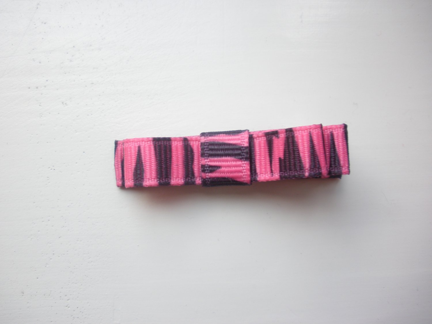 Hot Pink Zebra Clippie