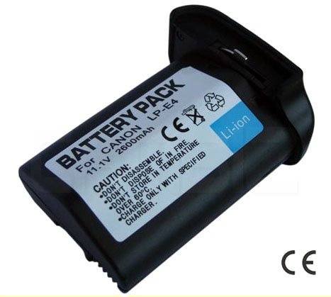 Canon LP-E4 DSLR Battery (2600mAh) for EOS 1D Mark III, EOS 1Ds Mark III, 1D Mark IV