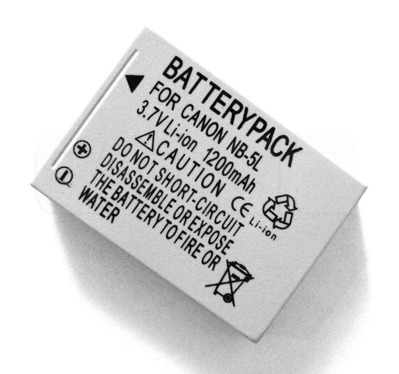 Canon NB-5L Battery (1200mAh) for IXUS 800 IS/IXUS850/IXUS900/IXUS950 series,Powershot SX230 HS
