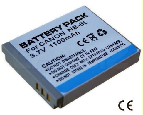 Canon NB-6L Battery (1100mAh) for Powershot and IXUS Series