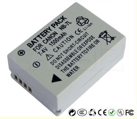 Canon NB-7L Battery (1500mAh) for PowerShot SX30 IS, G-10, G-11, G-12