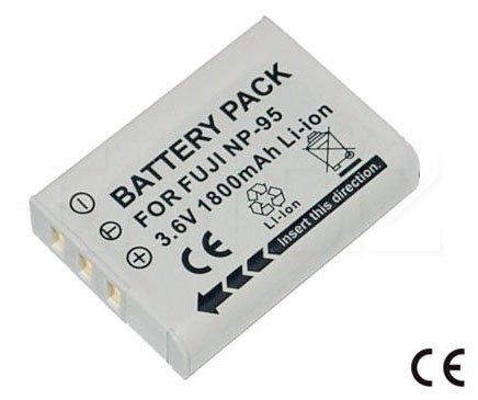 Fujifilm NP-95 Battery (1800mAh) for FinePix F30, F31 FD, X100