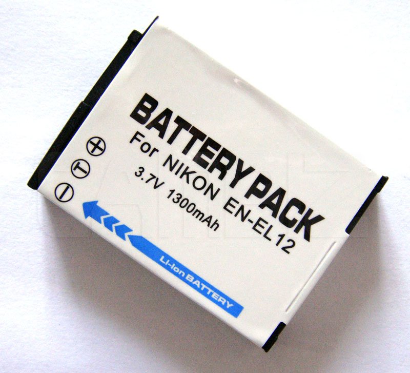 Nikon EN-EL12 Battery (1300mAh) for Coolpix series