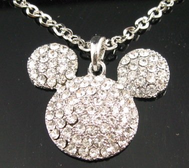 SN141 Elegant Crystal Silver Pendant Necklace Best Gift Idea