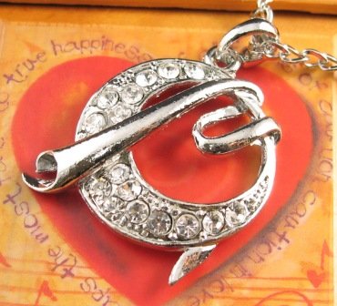 SN142 Elegant Crystal Silver Pendant Necklace Best Gift Idea