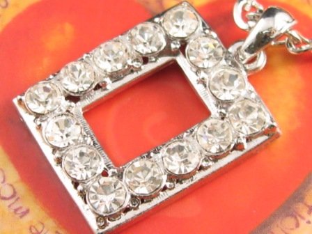 SN143 Elegant Crystal Silver Pendant Necklace Best Gift Idea