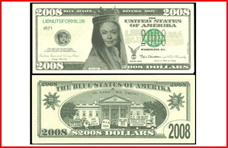 AR102 100 HILLARY CLINTON 2008 BILL