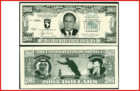 AR110 100 2003 Bush Justice Served Note
