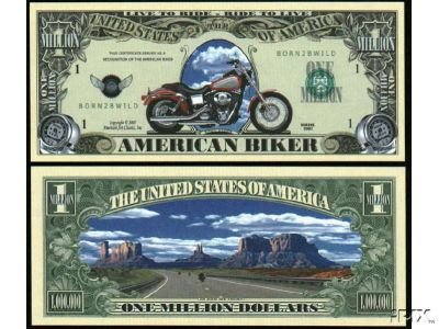 NM014 100 AMERICAN BIKER BILL