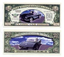 NM027 100 1961 CORVETTE CONVERTIBLE BILL