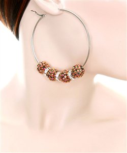 Gold Basketball Wives Inspired Earrings