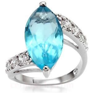 Aquamarine Cocktail Ring