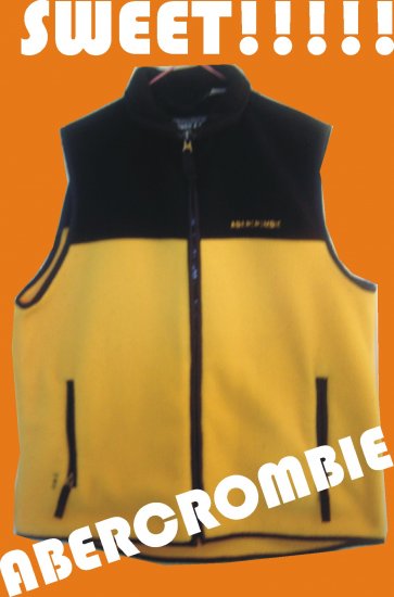 Abercrombie Fleece Vest L - Womens Juniors