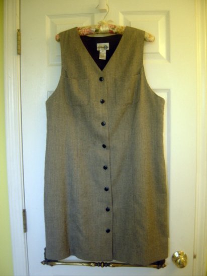 Paul Harris Womens Design PHD Classic Design Vest Dress - Sz L
