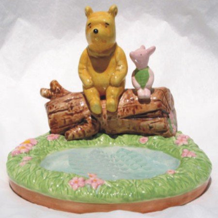 Winnie the Pooh and Piglet Collectable Ceramic Soap Holder