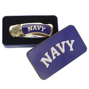 Navy Knife in Metal Tin