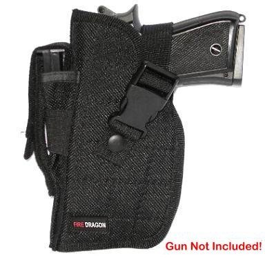 Black Airsoft Gun Holster - Left Side