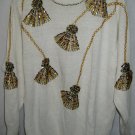 Women's Beaded Sweater - Size XL