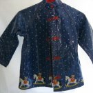 Girl's Blue "Rocking Horse" Rain Coat - Size 7 Girl's Blue "Rocking Horse" Rain Coat - Size 7