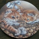 Justin & Jessica Cat Plate by The Bradford Exchange Justin & Jessica Cat Plate by The Bradford Exchange