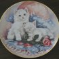 Purrfectly Precious Cat Plate by The Franklin Mint