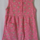 Girl's Strawberry Romper - Size 12 months