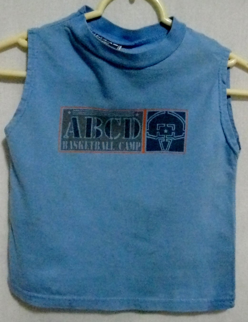 Boy's Sleeveless "Basketball" Tee - Size 3T