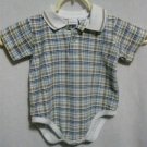 Boy's Plaid Romper - Size 18 months