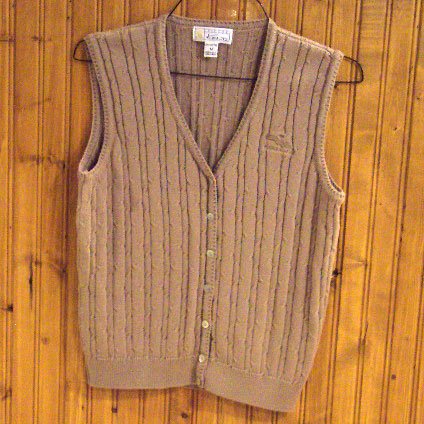 Victor Kent Cableknit Womens Waistcoat