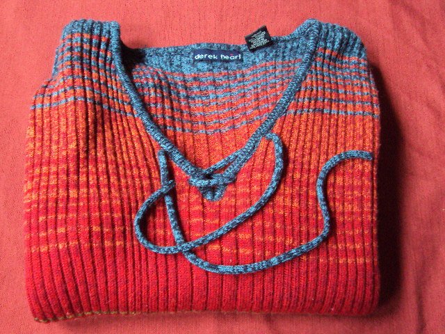 Derek Heart Women's Tie Front Jumper