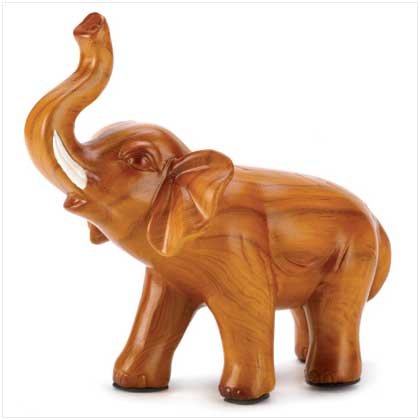 Lucky Baby Elephant Figurine (Left)