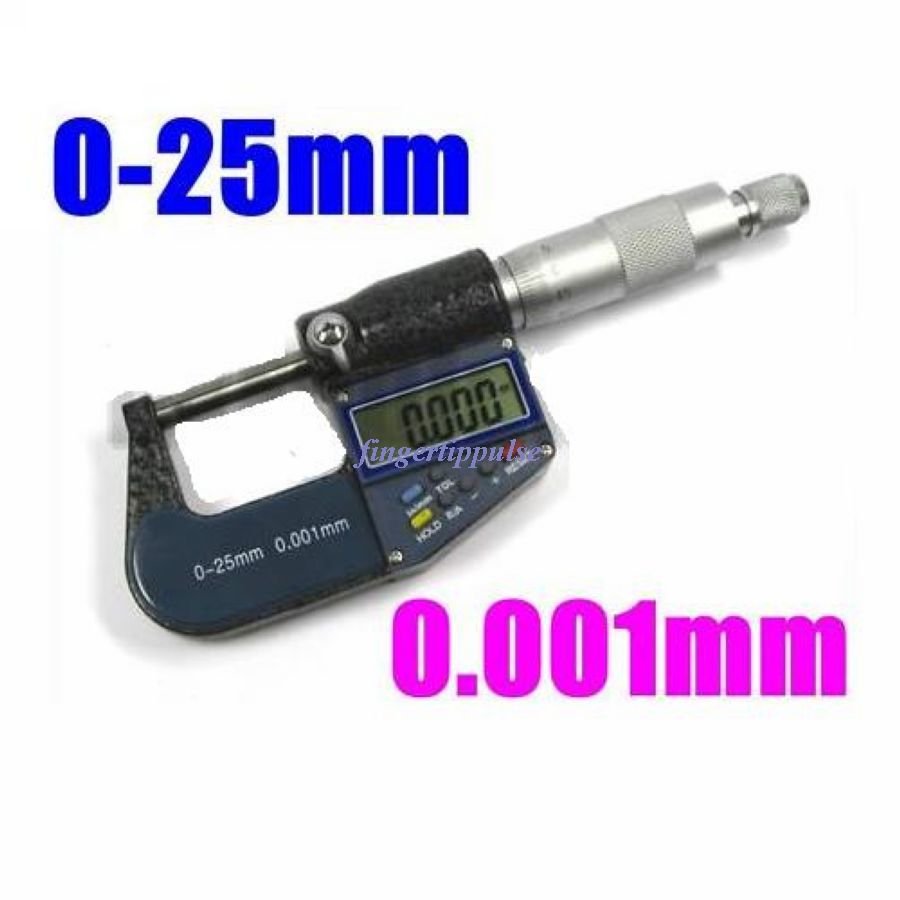 Digital LCD Micrometer 1" 25mm 0.001 mm Ruler Caliper