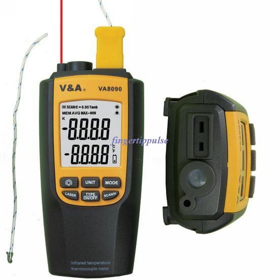 Infrared temperature & K type thermocouple meter VA8090