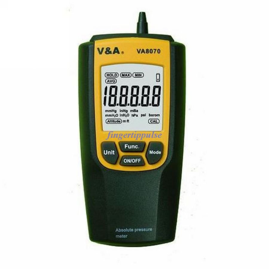 Absolute Pressure Meter with 8units Pa hPa mbar VA8070