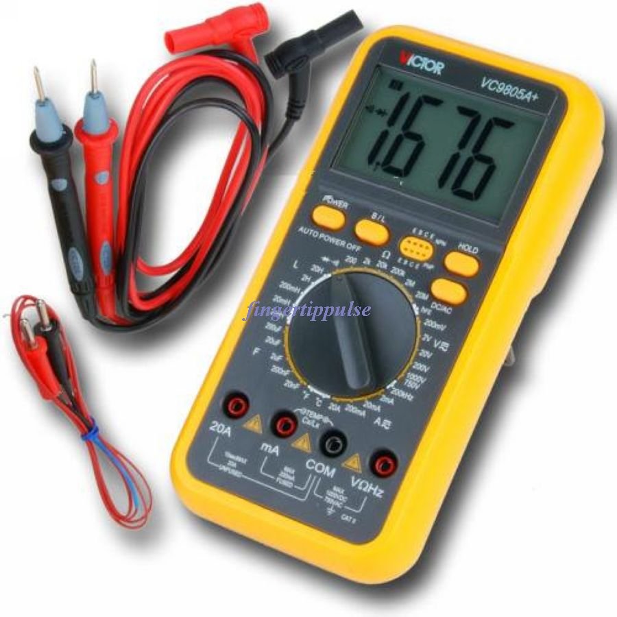 VC9805 Digital Multimeter Tester Inductance Thermometer