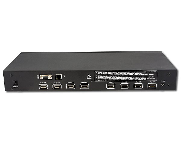 4x4 HDMI Matrix Switch Splitter Video Matrix Amplified